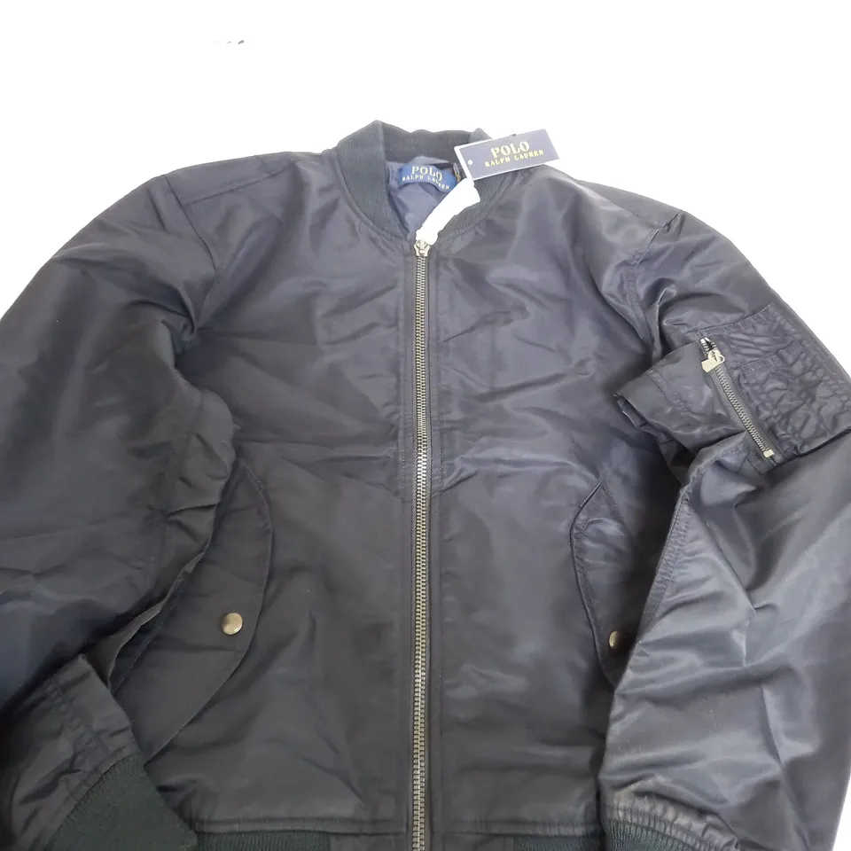 POLO RALPH LAUREN NAVY JACKET - MEDIUM