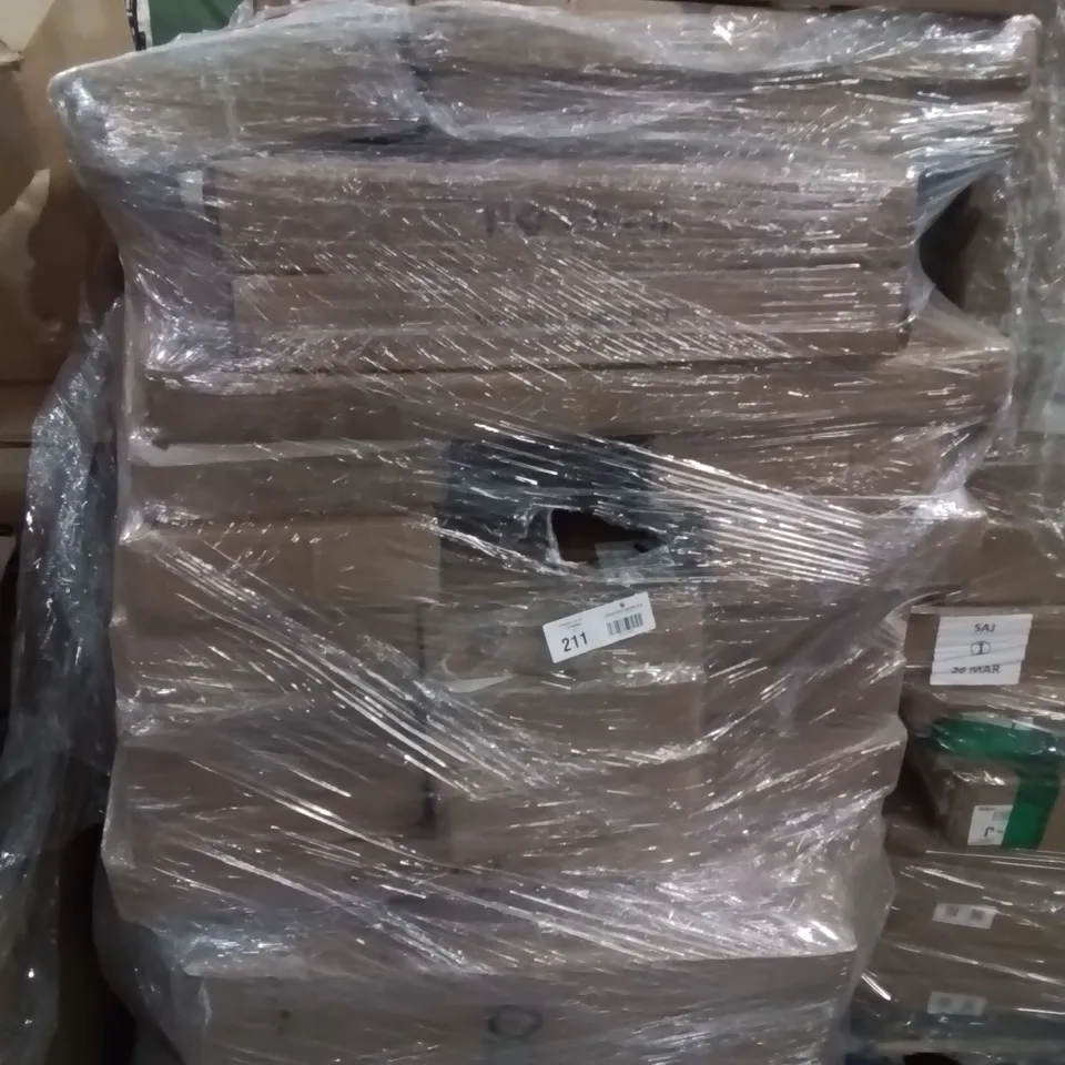 PALLET CONTAINING ASSORTED ITEMS TO INCLUDE: PICNIC TABLES, FLOATING SHELVES ECT.