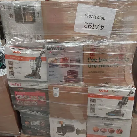 PALLET OF APPROXIMATELY 25 ASSORTED UNTESTED RAW RETURN HOMEWARE AND ELECTRICAL PRODUCTS TO INCLUDE;