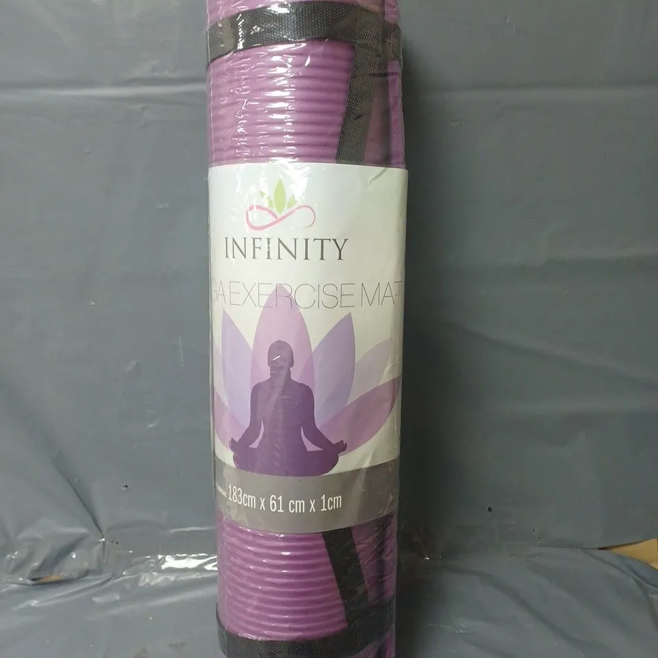 INFINITY YOGA MAT - PURPLE - 183CM X 61CM X 1CM