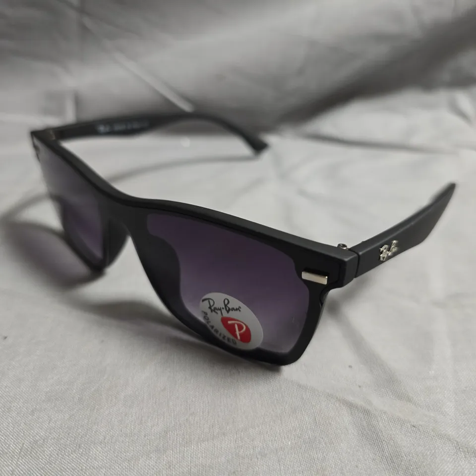RAY-BAN RB4487 SUNGLASSES – BLACK FRAME, PURPLE GRADIENT LENSES (56-16-135)