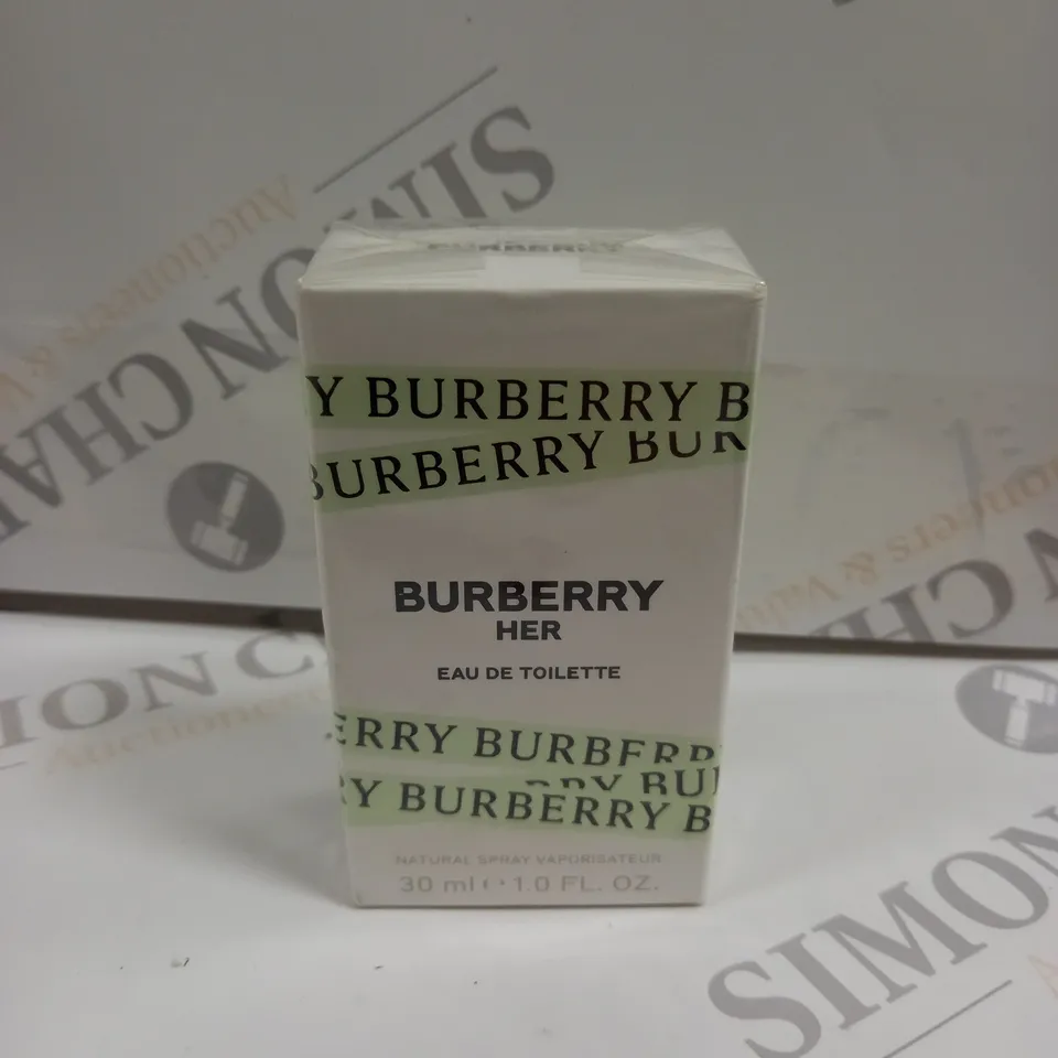 BOXED BURBERRY HER EAU DE TOILETTE - 30ML