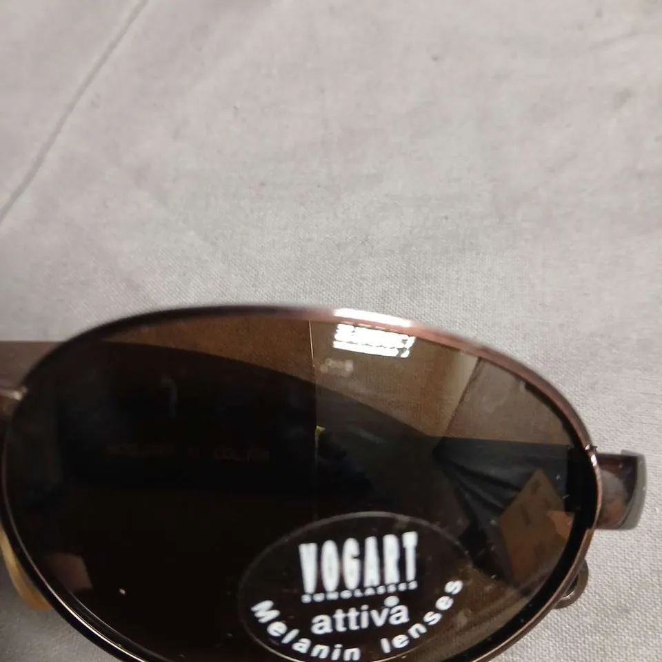 VOGART SUNGLASSES – MELANIN LENSES, OVAL METAL FRAME