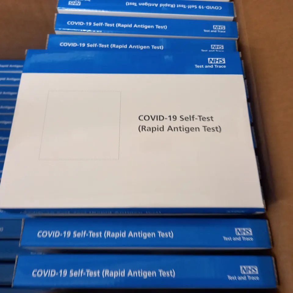 LOT OF APPROXIMATELY 40 COVID-19 SELF TEST KITS