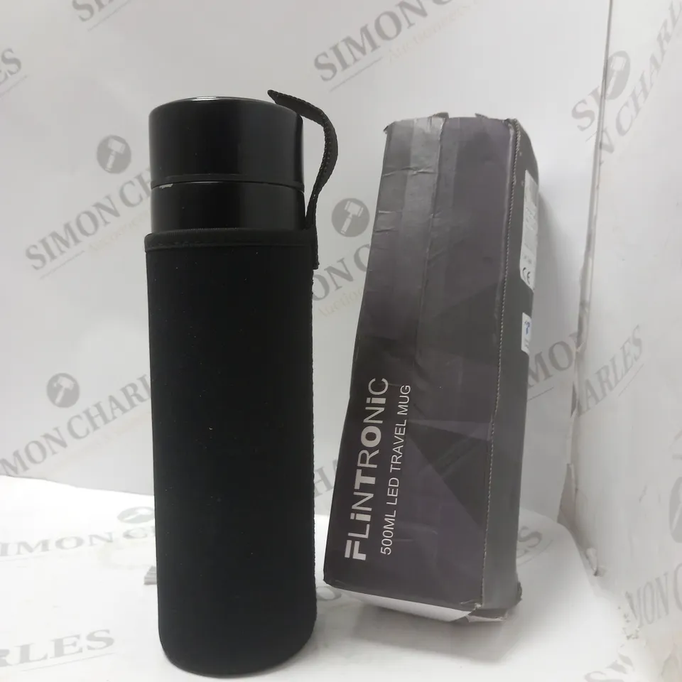 BOXED FLINTRONIC 500ML LED TRAVEL MUG