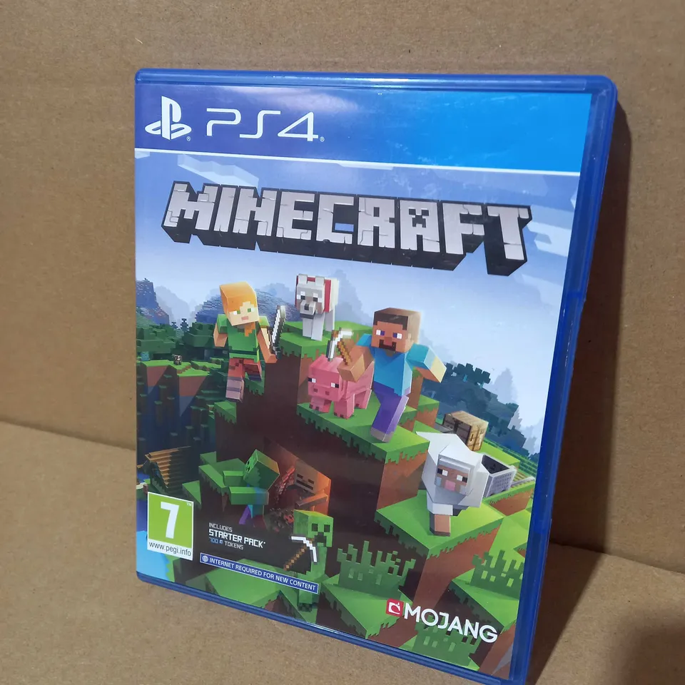 PLAYSTATION 4 MINECRAFT VIDEO GAME