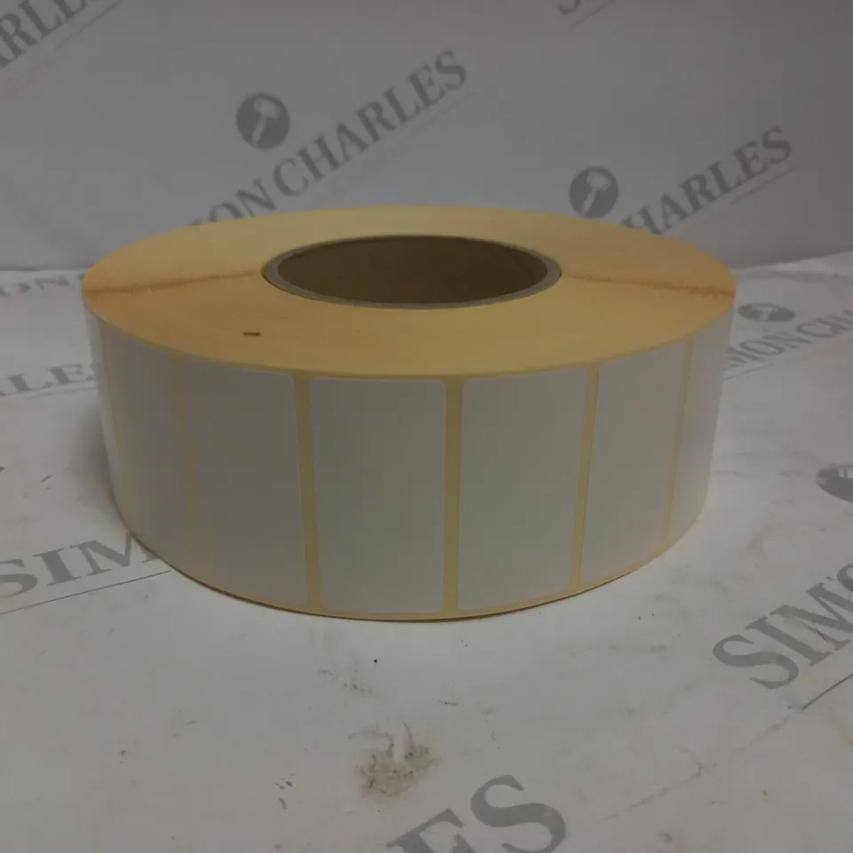 BOX OF 5 SATO PERM ADHESIVE LABEL ROLLS (5000 LABELS PER ROLL) - 55X27MM