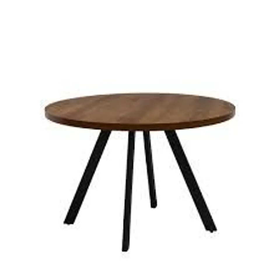 BOXED PANAMA ROUND 4 SEATER SMALL DINING TABLE (2 BOXES)