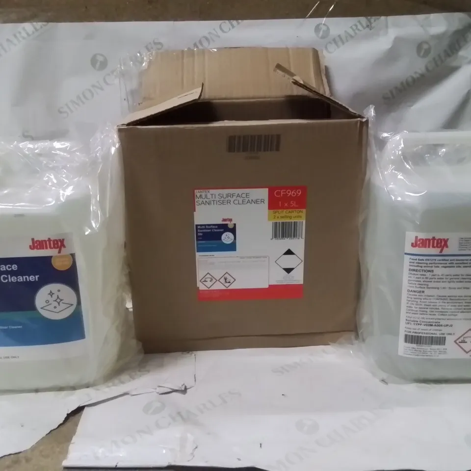 BOXED JANTEX MULTI SURFACE SANITISER 5L X2