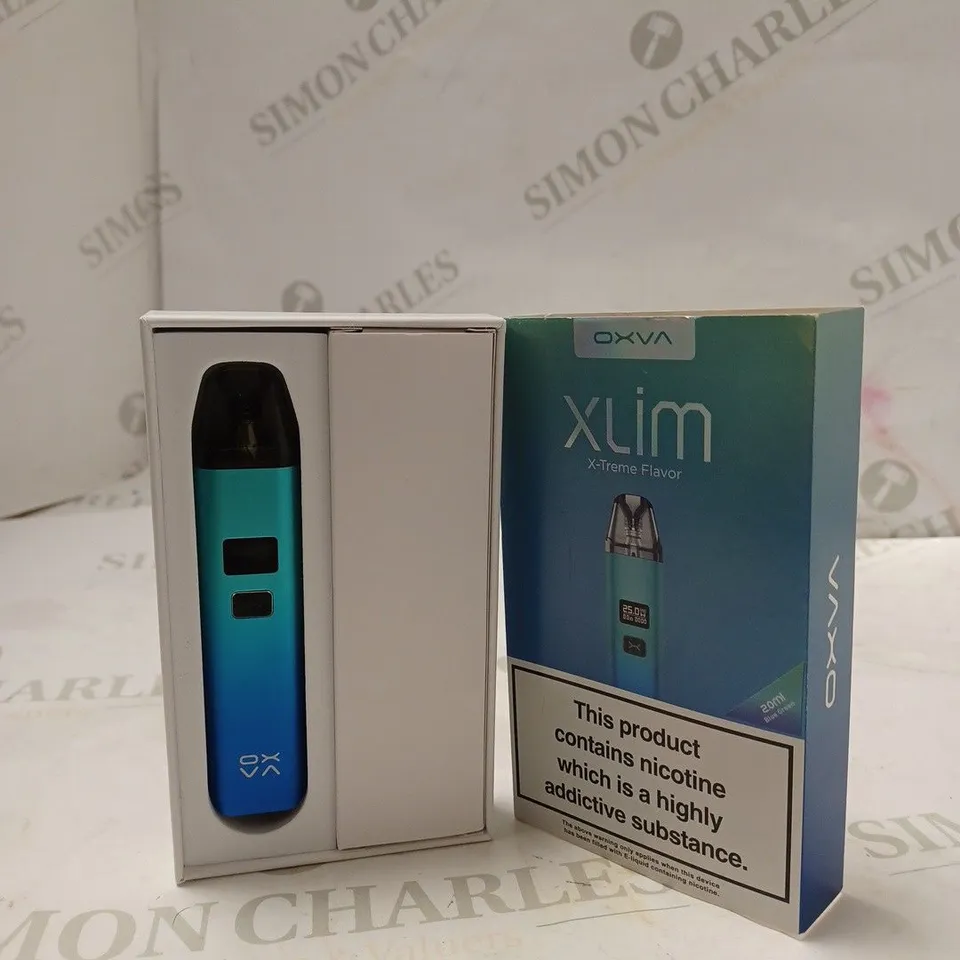 BOXED OXVA XLIM X-TREME FLAVOUR - BLUE GREEN. 