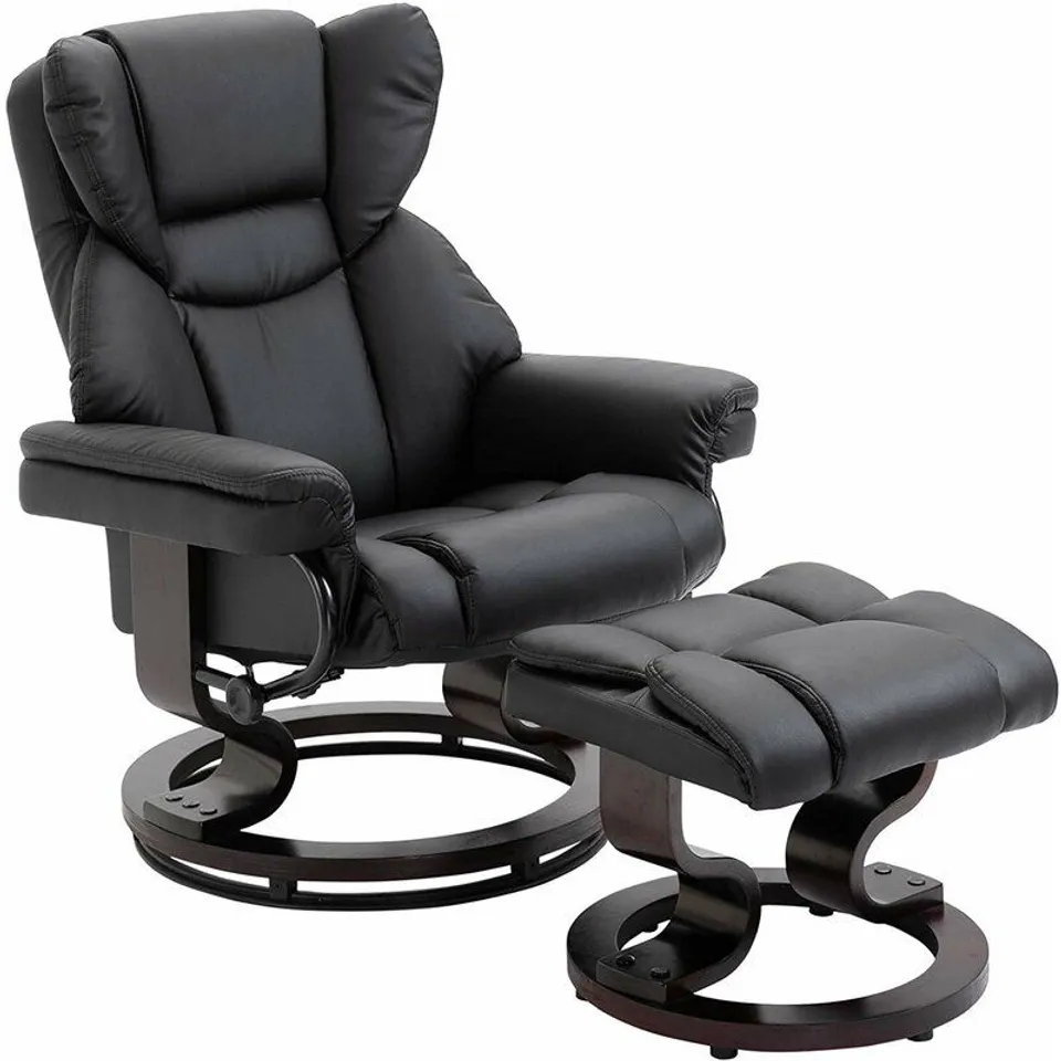 BOXED ALSUP MANUAL NO MOTION RECLINER WITH FOOT STOOL 