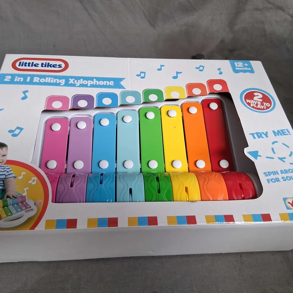BOXED LITTLE TIKES 2 IN 1 ROLLING XYLOPHONE
