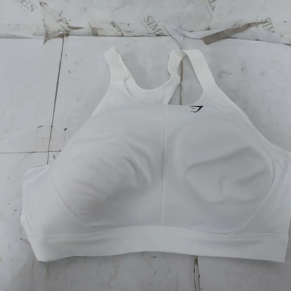GYMSHARK SPORTS BRA IN WHITE - 40D