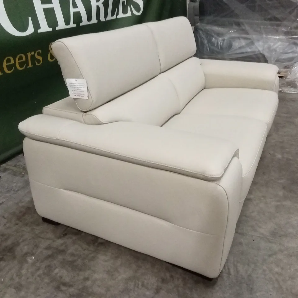 QUALITY DESIGNER ITALIAN MADE VENTO 2 SEATER LEATHER LOVESEAT SOFA