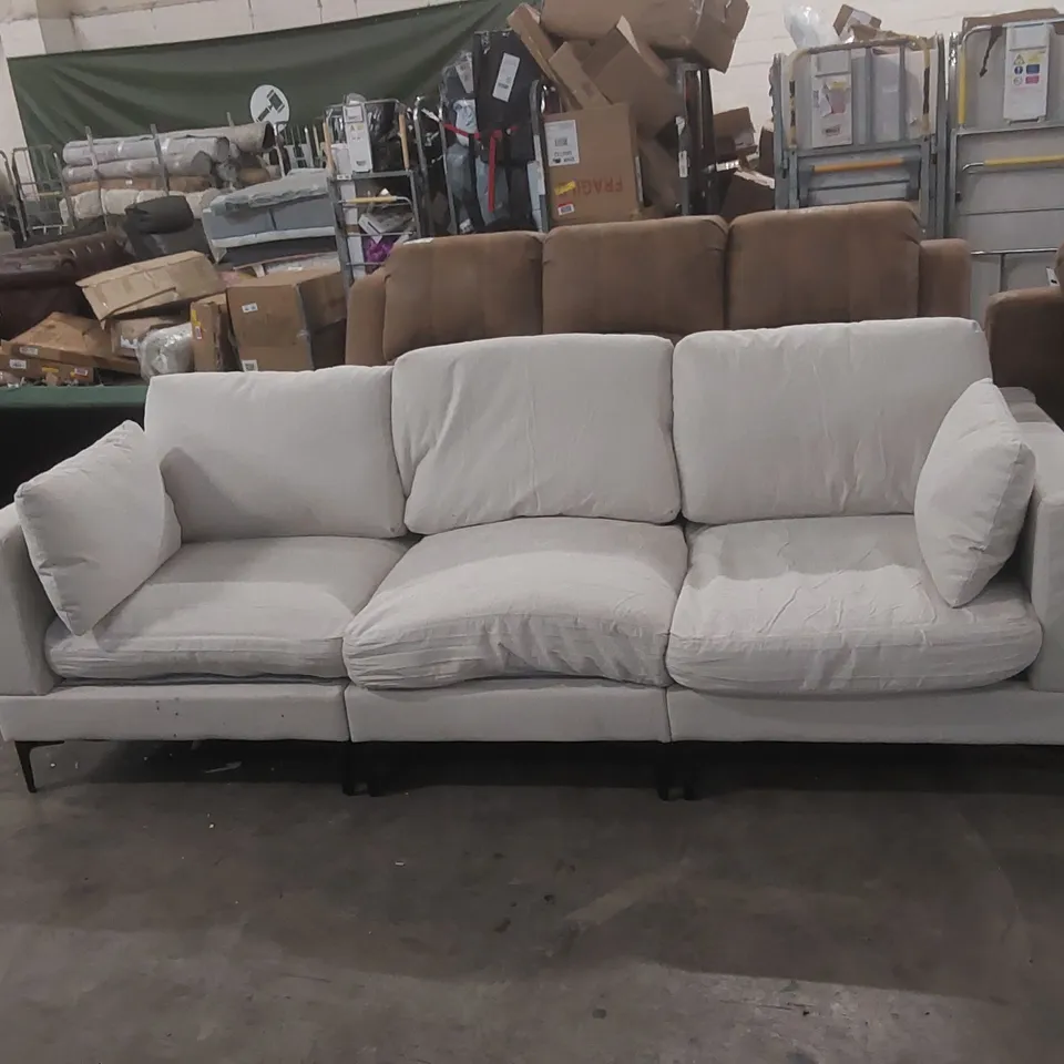 QUALITY DESIGNER DAN 71CM COTTON SQUARE ARM SOFA