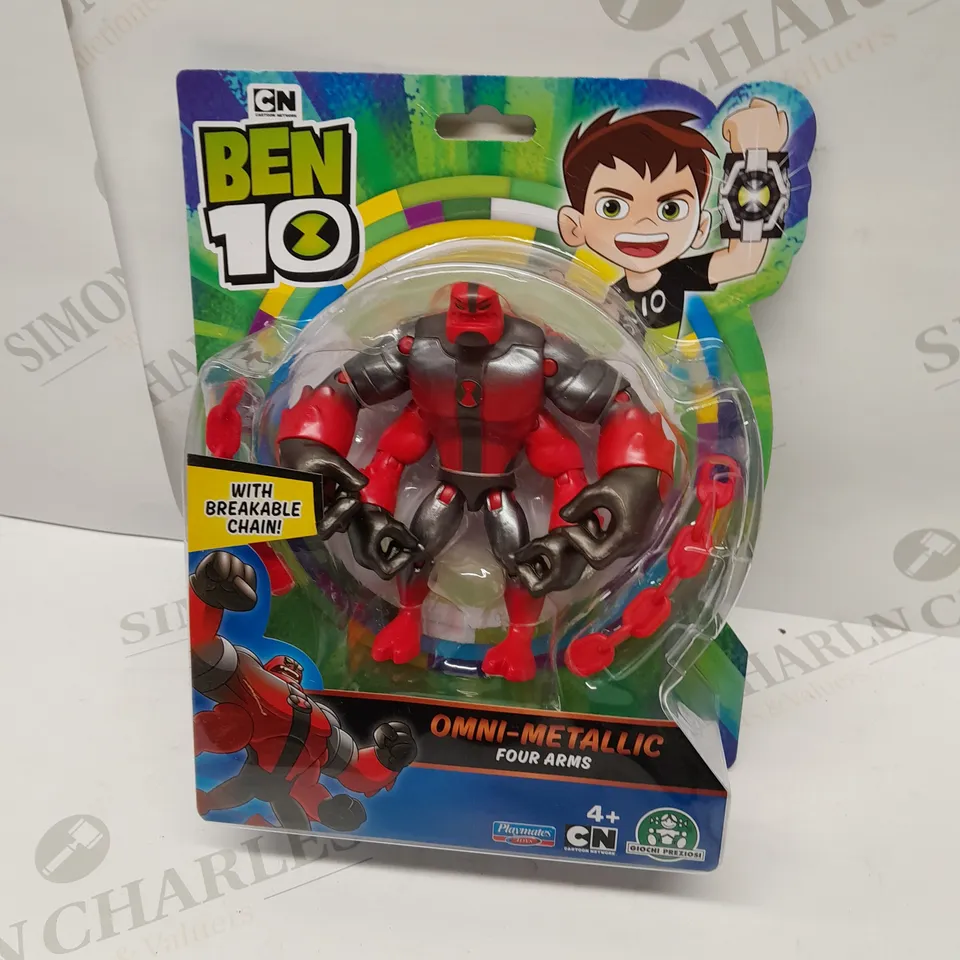 BRAND NEW BOXED BEN 10 OMNI METALLIC FOUR ARMS FIGURE