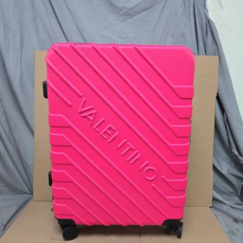 VALENTINO STARLIGHT MEDIUM-SIZE SUITCASE - FUXIA