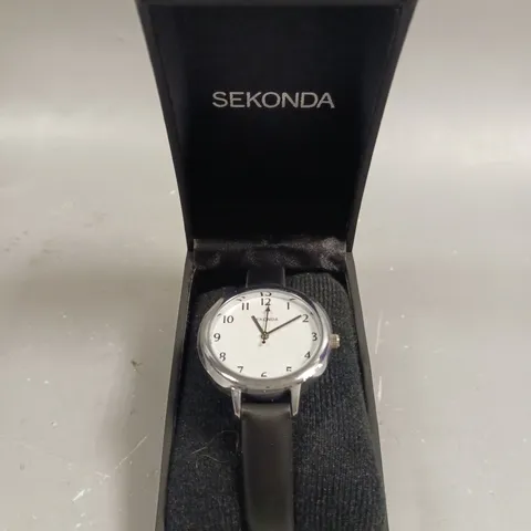 SEKONDA WHITE DIAL STAINLESS STEEL WATCH