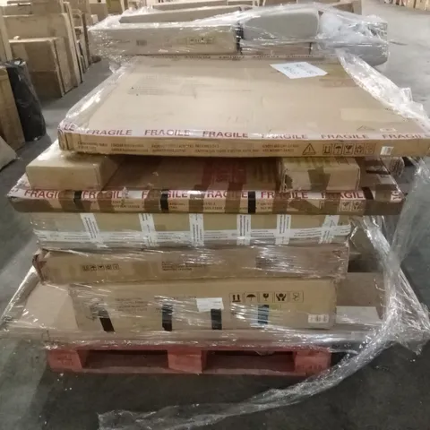 PALLET OF ASSORTED FLATPACK FURNITURE AND FURNITURE PARTS