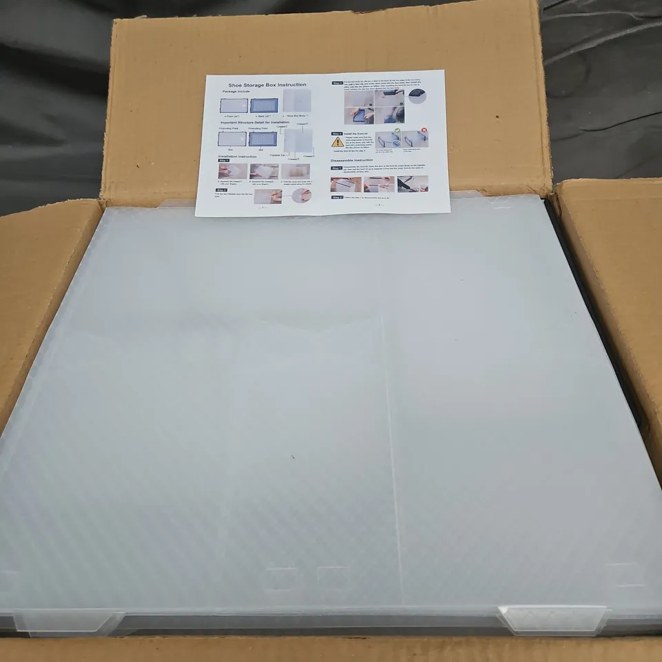 BOXED SHOE STORAGE BOX UNIT