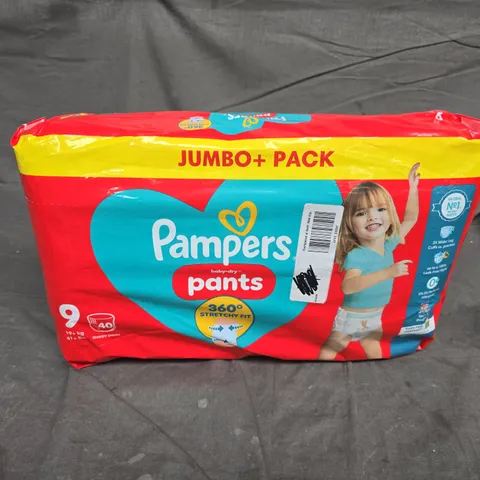 PAMPERS BABY-DRY PANTS NAPPIES – JUMBO PACK, SIZE 9 (19 KG)