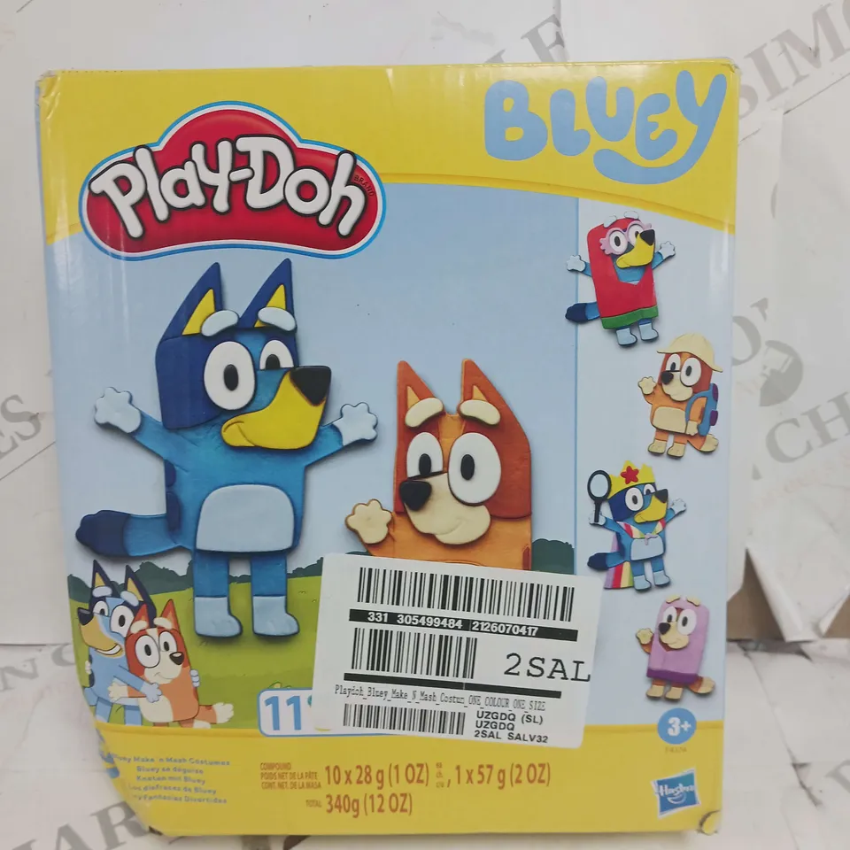 BOXED PLAY-DOH BLUEY MAKE N MASH COSTUMES