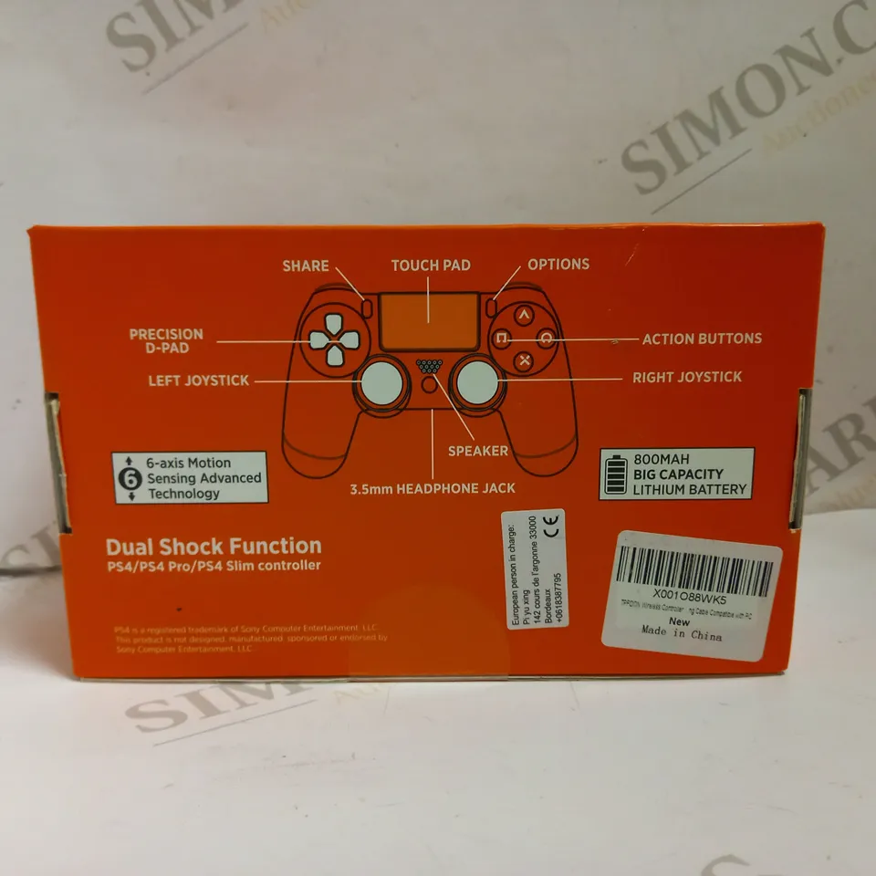 SEALED PLAY IN STYLE DUAL SHOCK FUNCTION WIRELESS CONTROLLER FOR PS4
