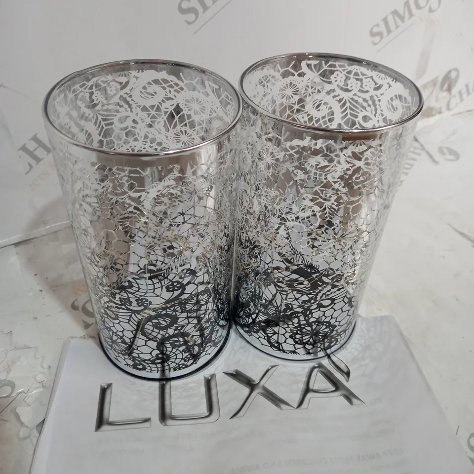LUXA SET OF 2 PROJECTION TWINKLER LAMPS - FLOWER