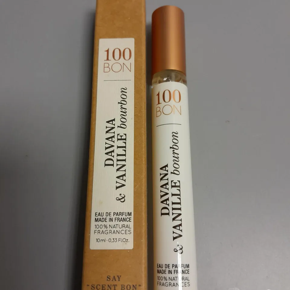 LOT OF APPROXIMATELY 420 100 BON 10ML DAVANA & VANILLE BOURBON FRAGRANCES