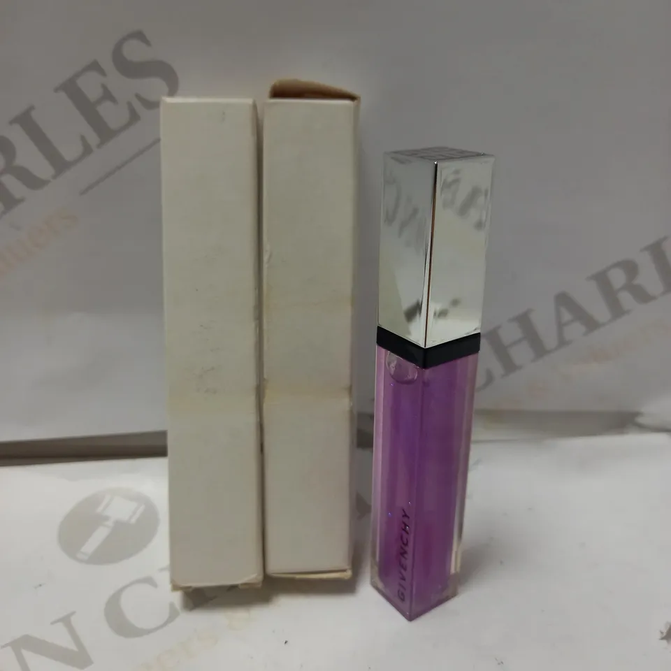 LOT OF 3 GIVENCHY SMOOTHING LIP GLOSS BALM - 8 ELECTRIC PURPLE