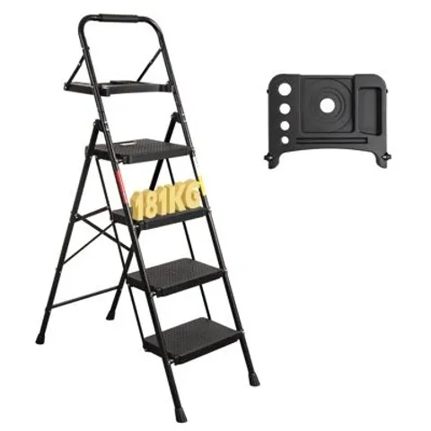 BOXED 4-STEP LIGHTWEIGHT FOLDING STEP LADDER (1 BOX)
