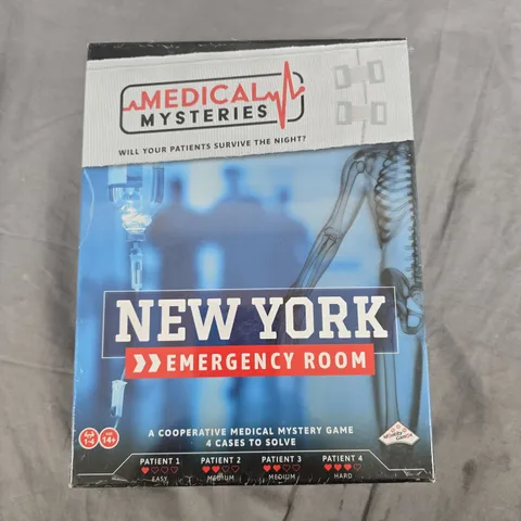 NEW YORK EMERGENCY ROOM – MEDICAL MYSTERY COOPERATIVE BOARD GAME