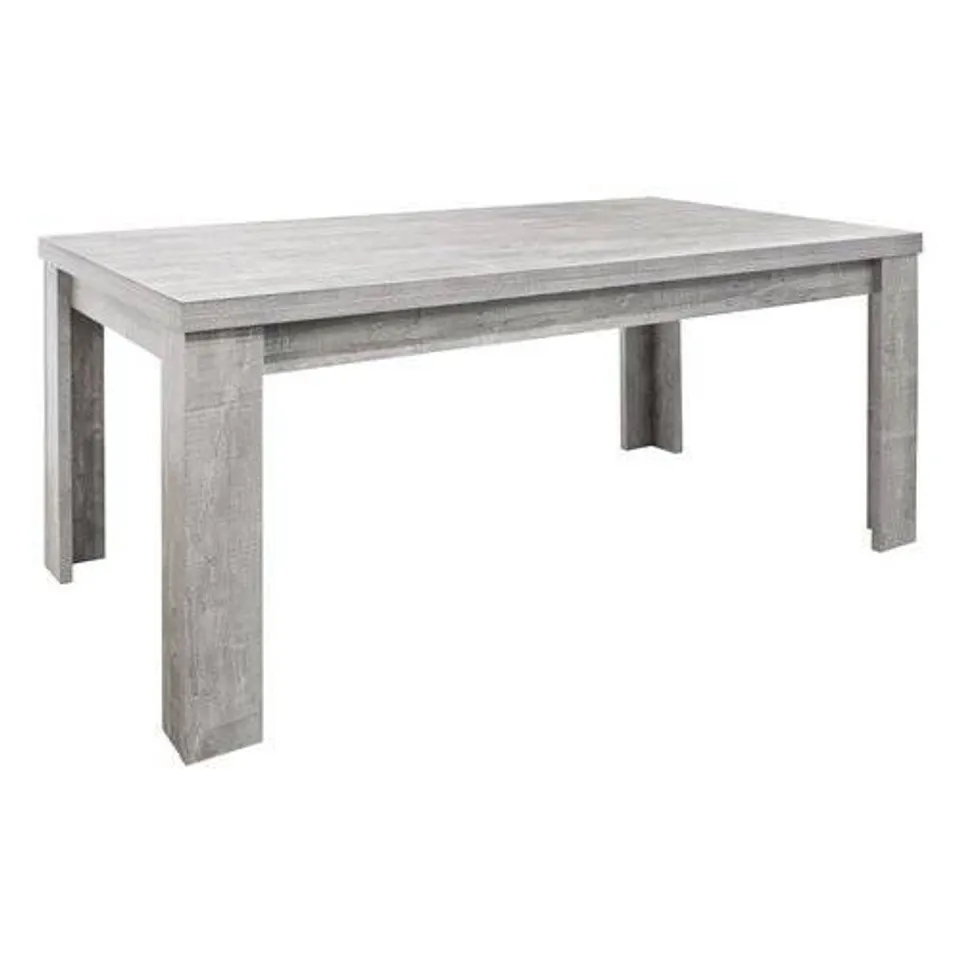 BOXED SHEKHAR EXTENDABLE DINING TABLE CONCRETE COLOUR 