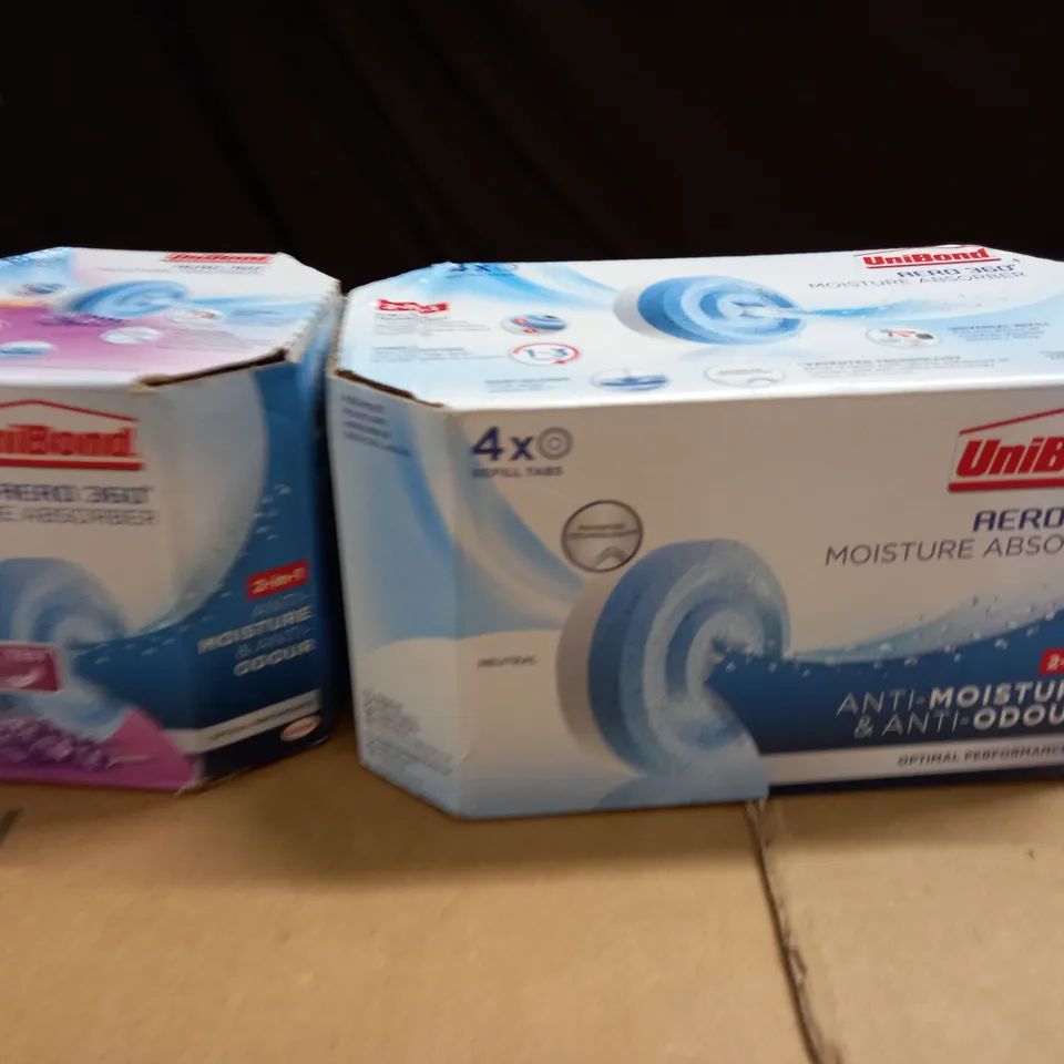 LOT OF 2 UNIBOND AERO 360 MOISTURE ABSORDER ITEMS