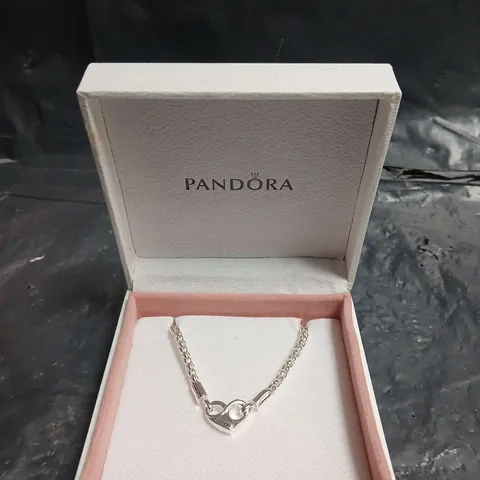 PANDORA HEART CHARM NECKLACE – BOXED
