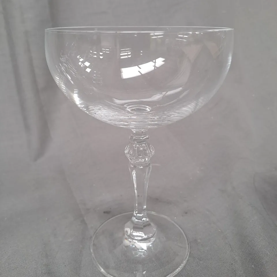 BOXED UNBRANDED SET OF 5 CRYSTAL DRINKING GLASSES - COLLECTION ONLY