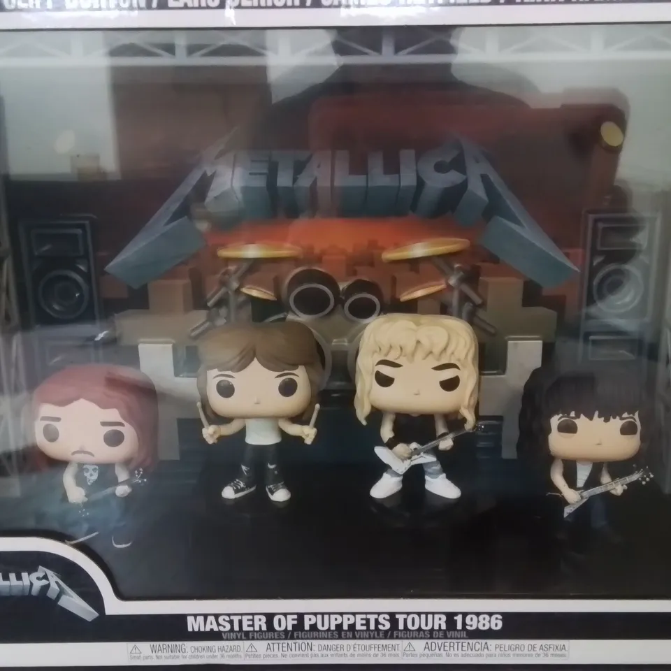 BOXED FUNKY POP SET, METALLICA MASTER OF THE PUPPETS TOUR 1986