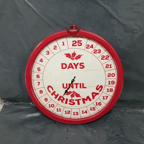 FESTIVE CHRISTMAS COUNTDOWN CLOCK