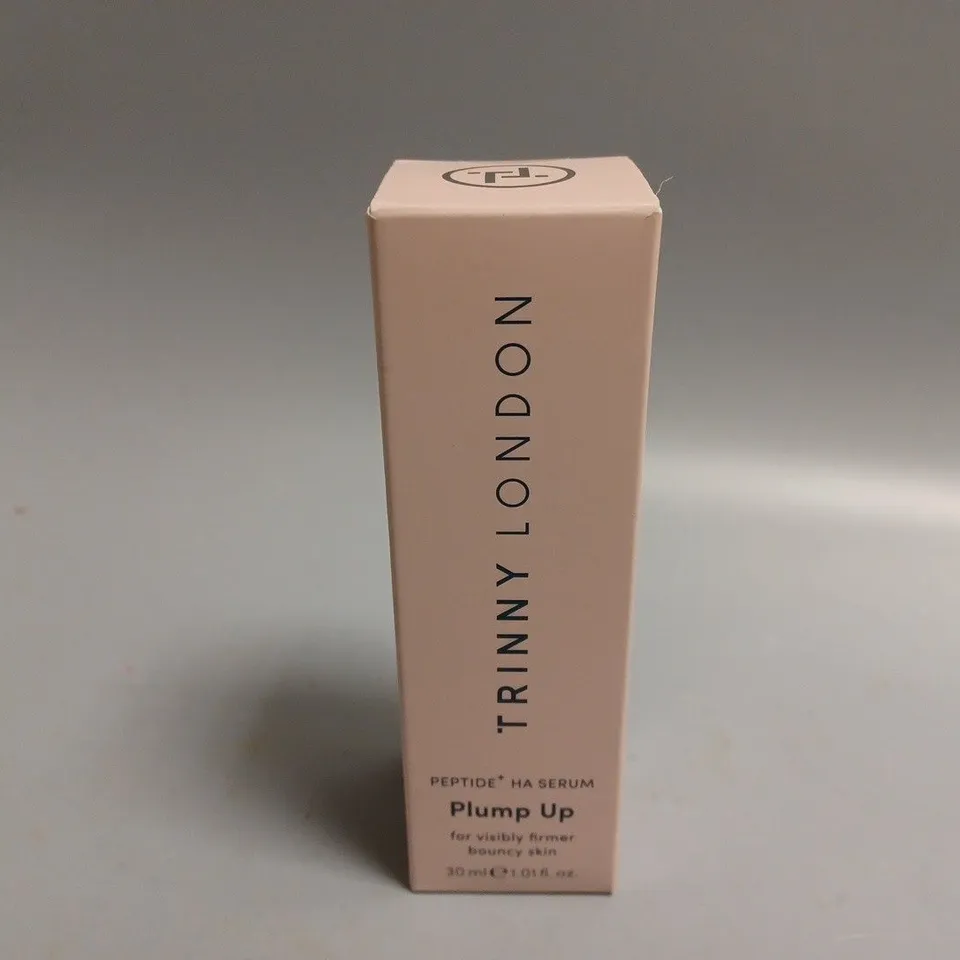 BOXED AND SEALED TRINNY LONDON PEPTIDE+ HA SERUM PLUMP UP (30ml)