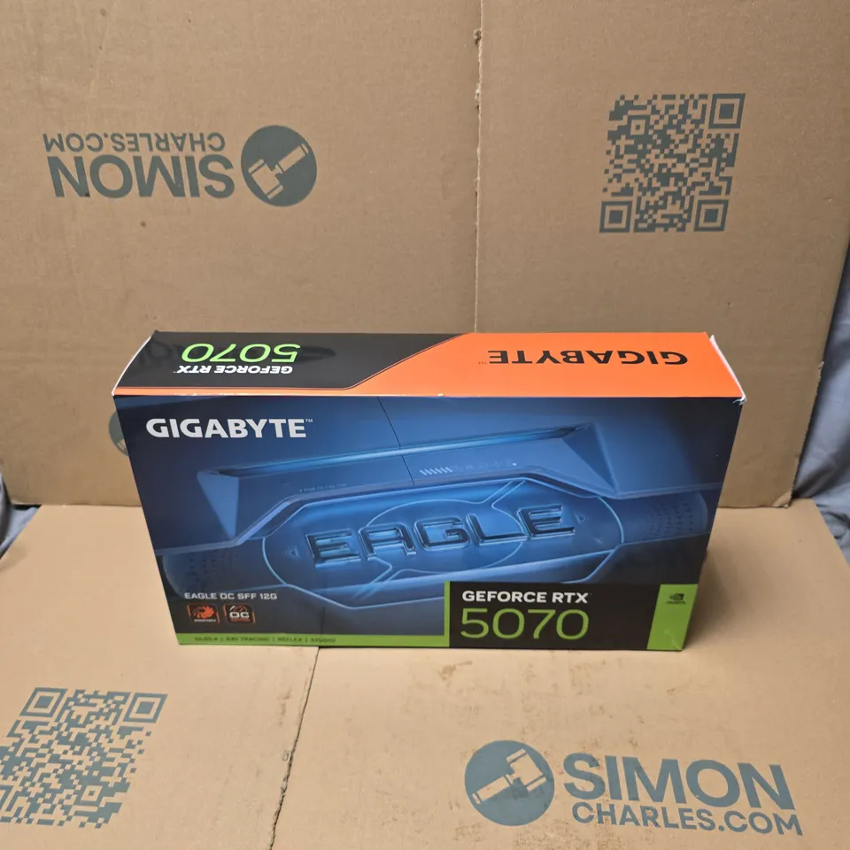 BOXED GIGABYTE NVIDIA GEFORCE RTX 5070 EAGLE OC SFF 12GB BLACKWELL GRAPHICS CARD