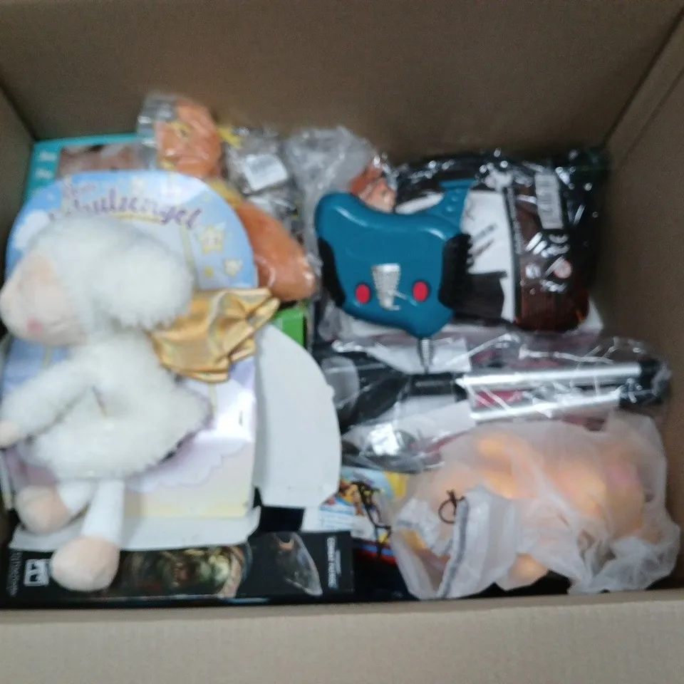 LARGE QUANTITY OF ASSORTED TOYS AND GAMES TO INCLUDE, LAUNCHER ROCKET, DRAUGHTS AND BEGINNER READING