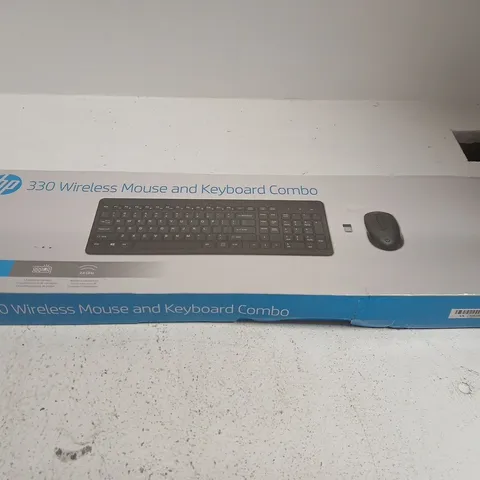 HP 330 WIRELESS KEYBOARD AND MOUSE COMBO – BOXED