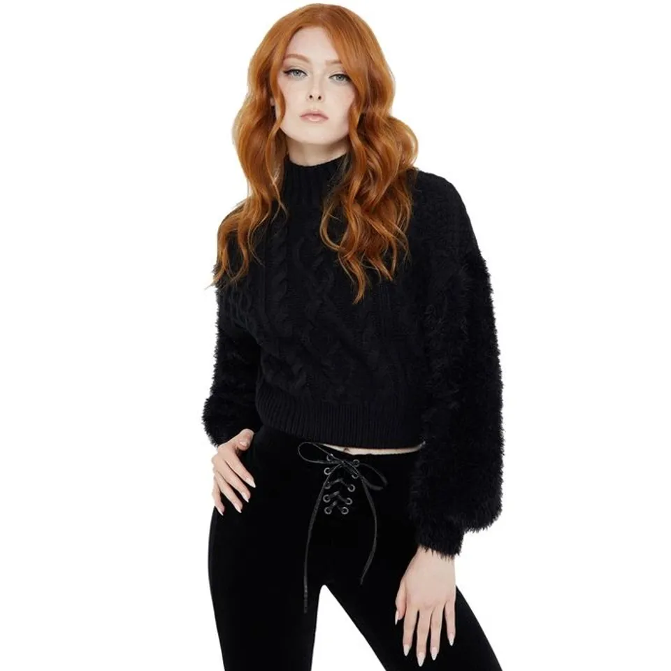 FIVE BRAND NEW KILLSTAR - SHADOW'S END - BLACK WOMEN'S JUMPER