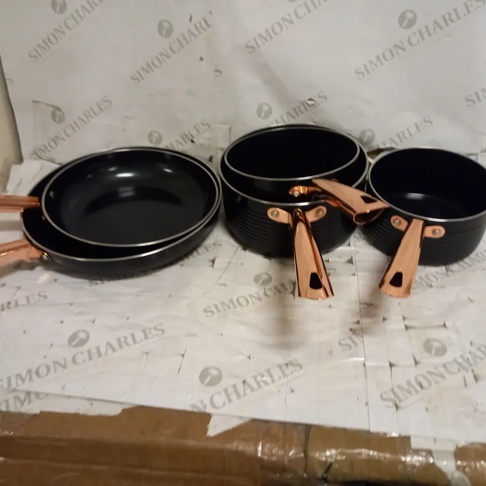 TOWER LINEAR INDUCTION POTS AND PANS SETS