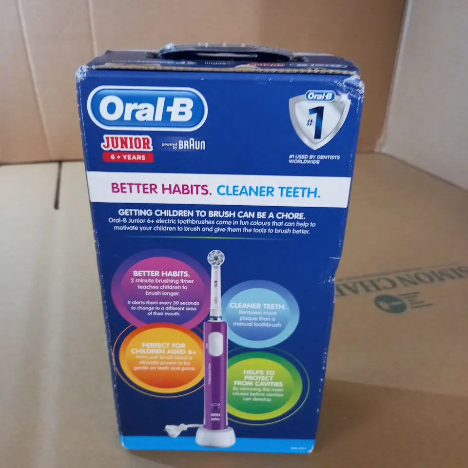 SEALED ORAL-B JUNIOUR SENSI ULTRATHIN ELECTRIC TOOTHBRUSH