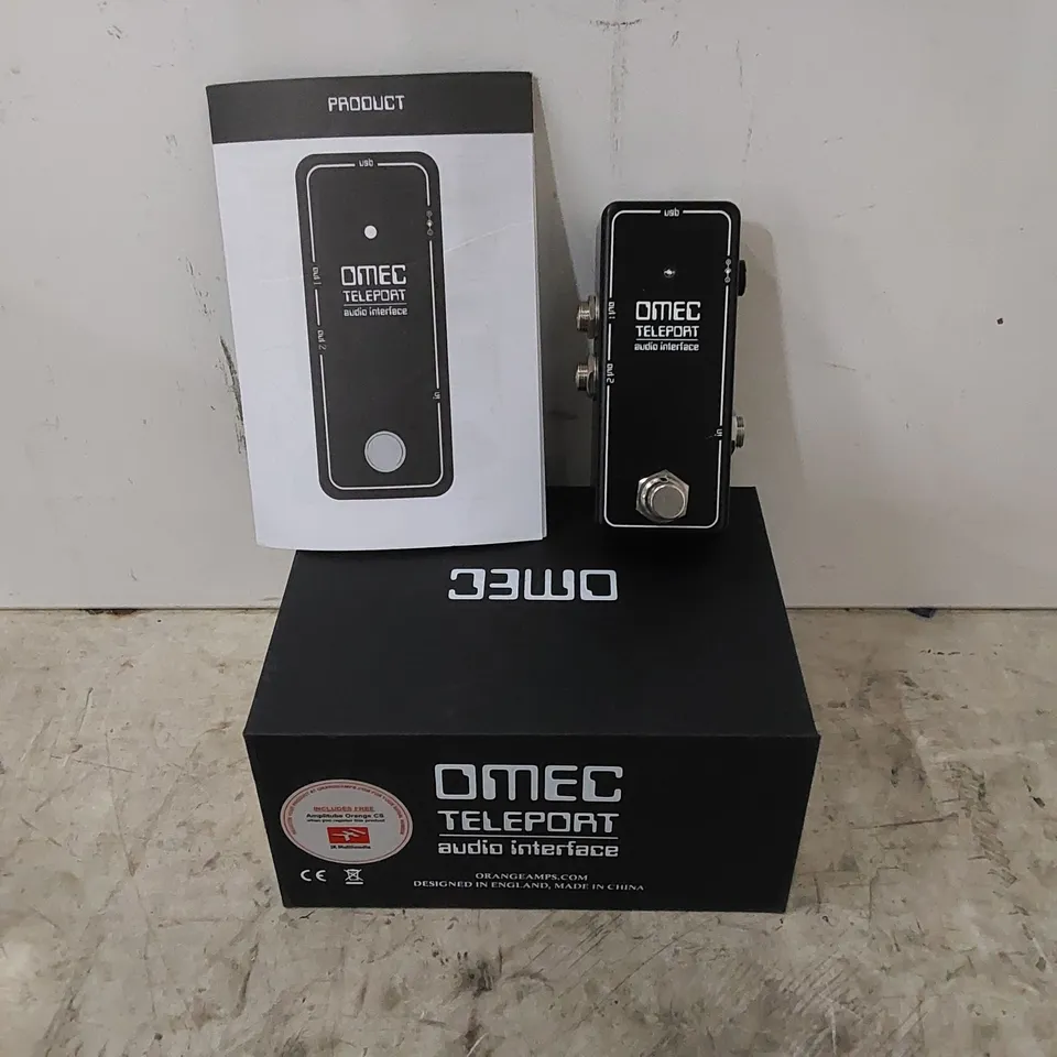 BOXED OMEC TELEPORT USB AUDIO INTERFACE 