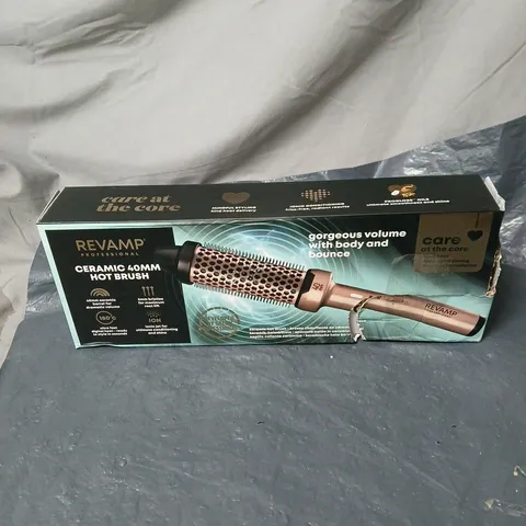 REVAMP ROSE GOLD CERAMIC 40MM HOT BRUSH BOXED
