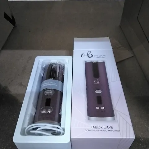 OPTI-BEAUTY TAILOR WAVE CORDLESS HAIR CURLER