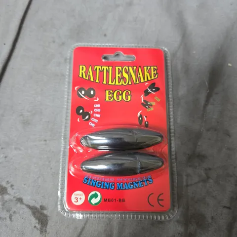 APPROXIMATELY 12 X RATTLESNAKE EGG SINGING MAGNETS – TOY MAGNETS (AGE 3+)
