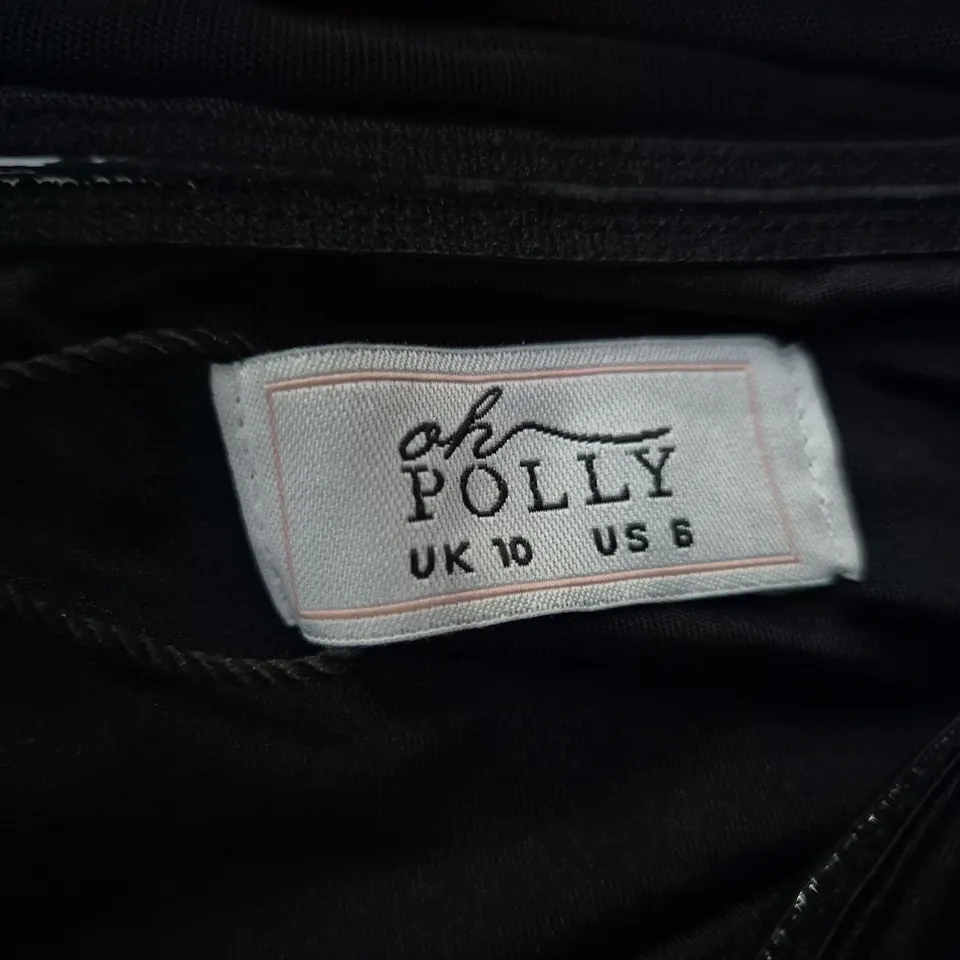 OH POLLY BLACK DRESS – UK 10 (US 6)